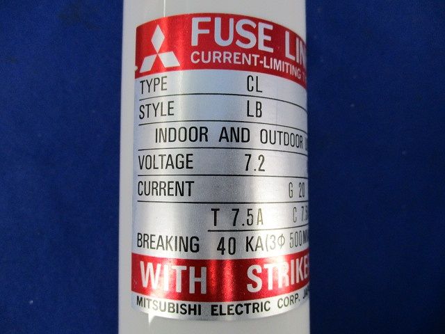 CL形 ヒューズリンク 7.2kV G30A(3個入) CL-LB
