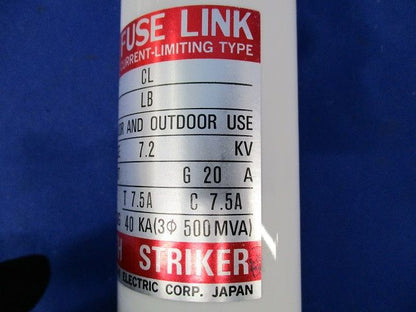 CL形 ヒューズリンク 7.2kV G30A(3個入) CL-LB