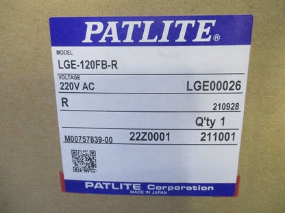 LEDシグナルタワー LGE-120FB-R