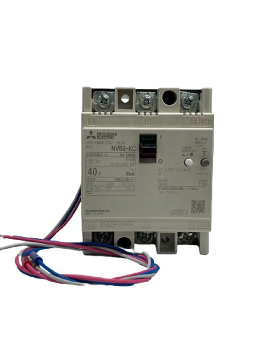 漏電ブレーカー AC100-200V  F3604-00D NV50-KC-3P-40A-30mA AL