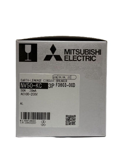 漏電遮断器 NV-KCシリーズ AC100-200V F3603-00D NV50-KC 3P 50A 30MA AL