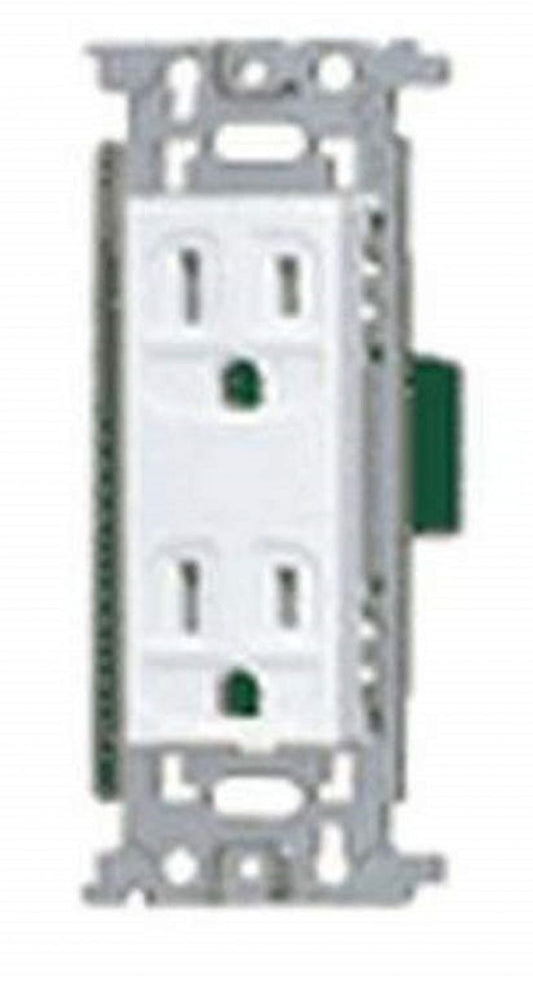 フルカラー埋込接地ダブルコンセント ホワイト WN1512SWK
