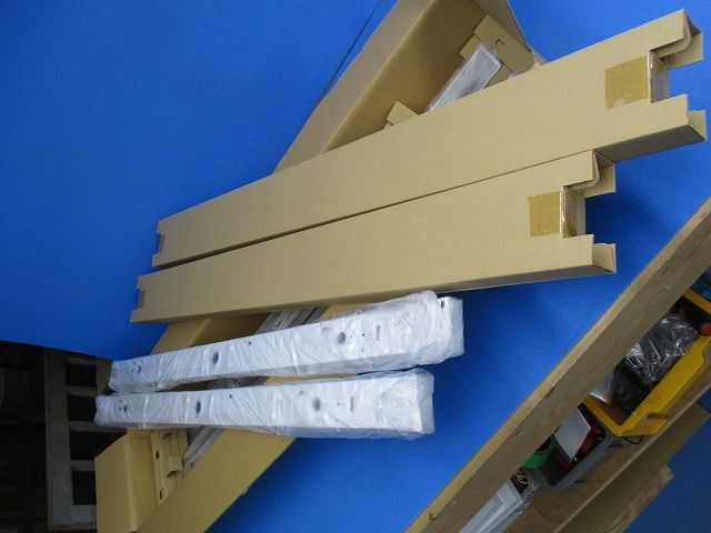 直付形ライトユニット形ベースライト片反射がさ(本体のみ)(ランプ無)(4組入) EL-LH-N40903