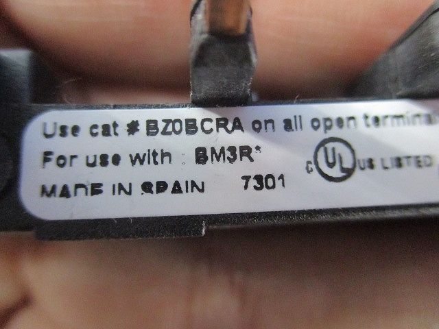 マニュアルモータスタータ ブスバー BM3R