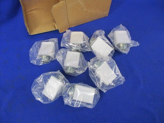 メタルモール付属品  ストレートボックスコネクターA型(8個入)(ホワイト) A1132