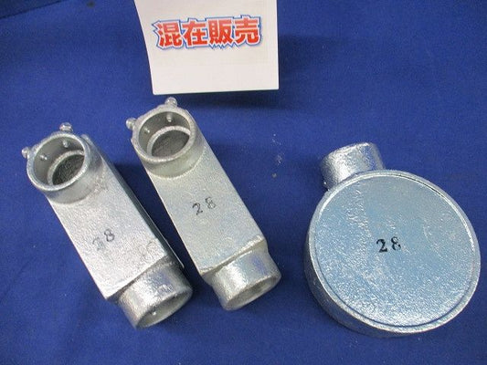 ユニバーサル･丸型露出ボックスセット(混在3個入) 28
