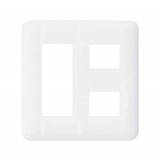 コスモシリーズワイド21 簡易耐火コンセントプレート 5コ用 ホワイト １０枚入 WTF7705W-10