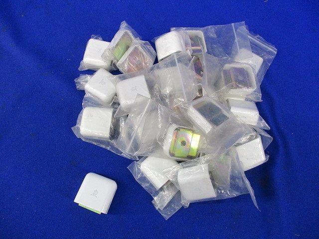 メタルモールA型付属品 モールエンド(25個入)(ホワイト) 型番不明