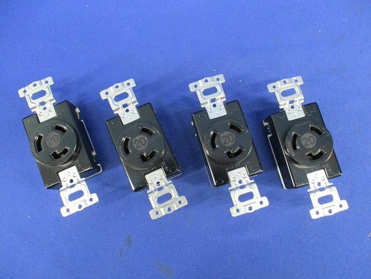 引掛埋込コンセント(4個入)(黒) WF2520