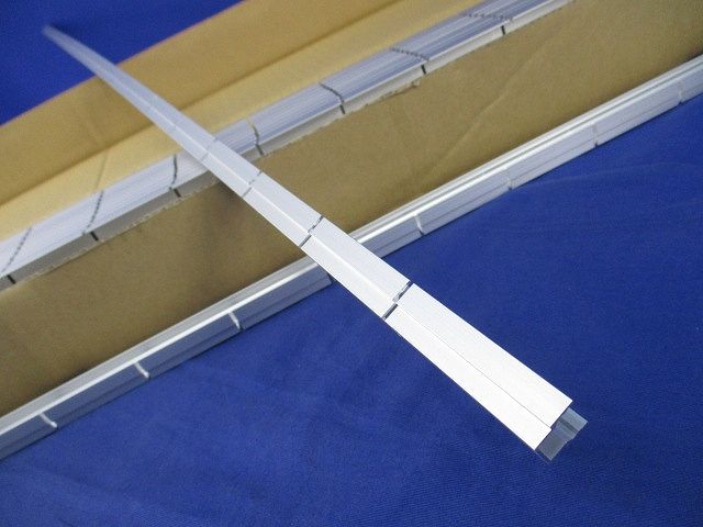 曲がりアルミレール(42本入) TR-FXD1000C