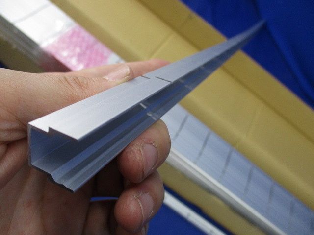 曲がりアルミレール(42本入) TR-FXD1000C