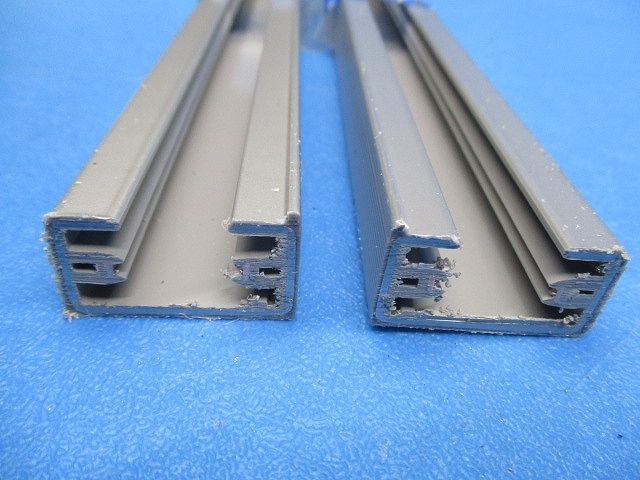 ライティングレール(切断品 約1.5m×2本入)(シルバー) DH0203