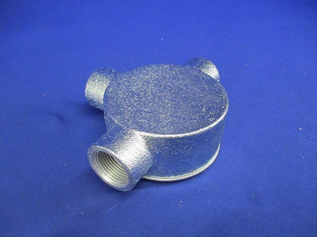 電線管付属品 ＶＢ 丸型露出ボックス 3方出 呼び G22 DFZ2722P