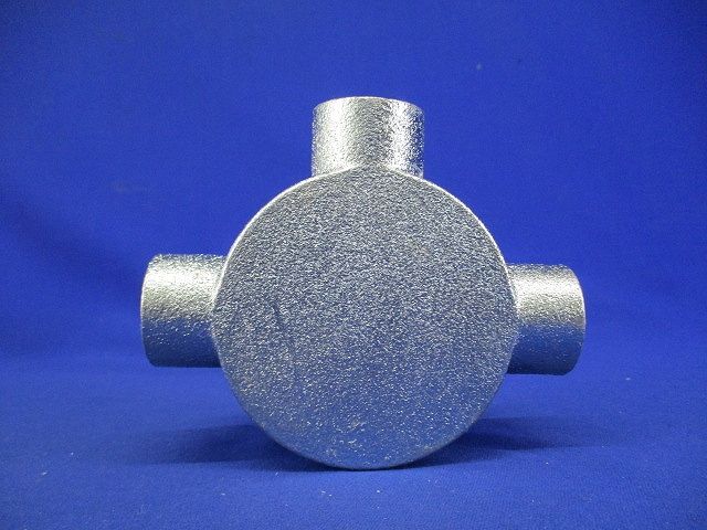 電線管付属品 ＶＢ 丸型露出ボックス 3方出 呼び G22 DFZ2722P