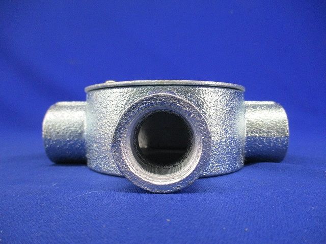 電線管付属品 ＶＢ 丸型露出ボックス 3方出 呼び G22 DFZ2722P