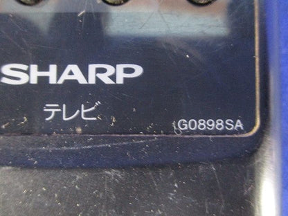 テレビリモコン(キズ･汚れ有) G0898SA