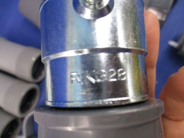 PF管付属品セット(サイズ28)(混在25個入)(グレー) PF28CR他