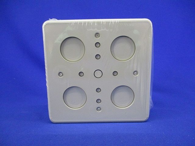 アウトレットボックスAタイプ 大浅形 プレート付 4OBL4APJHW