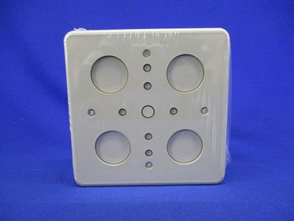 アウトレットボックスAタイプ 大浅形 プレート付 4OBL4APJHW