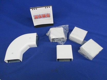 メタルモール付属品C型セット(混在5個入)(傷・汚れ有)(ホワイト) DZC310W他