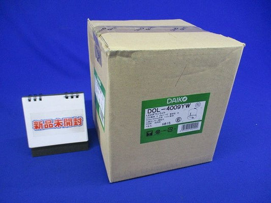 LED人感センサー付ダウンライト 軒下使用可 調光不可 電球色 LED交換可能 DOL-4009YW