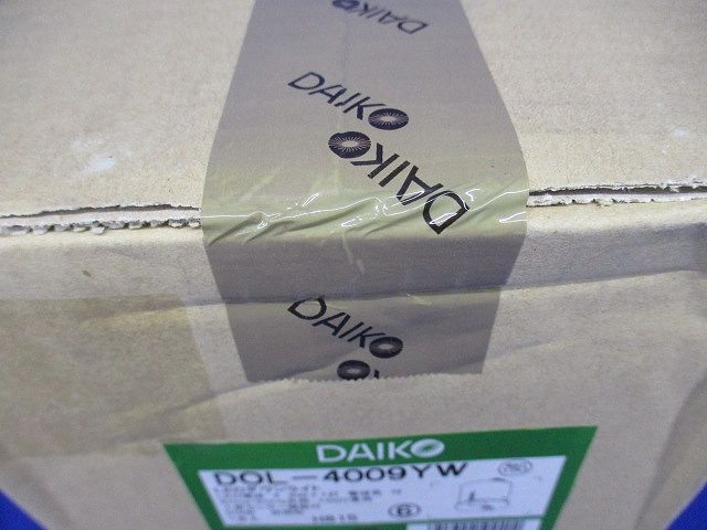 LED人感センサー付ダウンライト 軒下使用可 調光不可 電球色 LED交換可能 DOL-4009YW