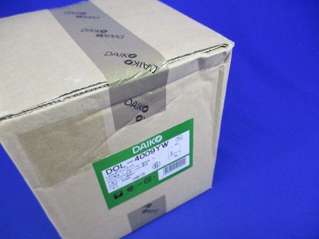 LED人感センサー付ダウンライト 軒下使用可 調光不可 電球色 LED交換可能 DOL-4009YW