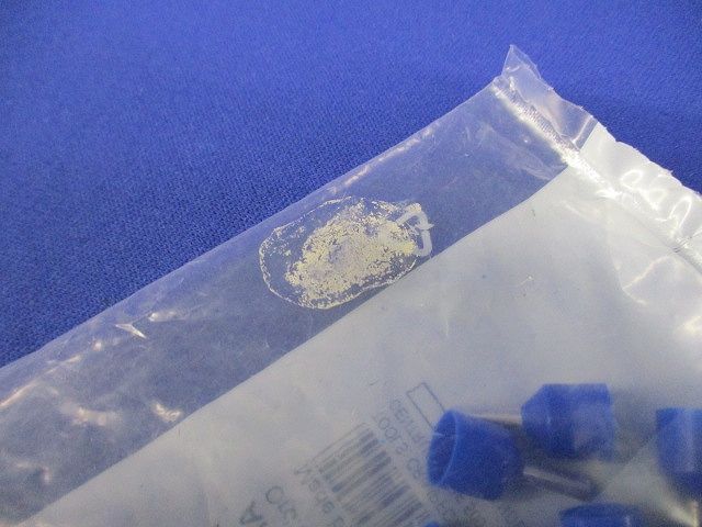 スリーブ付棒端子 フェルール 青色 100個入 AI-XL2.5-8BU-100