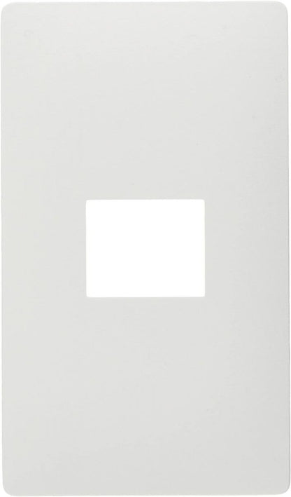 アドバンスシリーズコンセントプレート 1コ用 マットホワイト 10個入 WTL7001WK-10