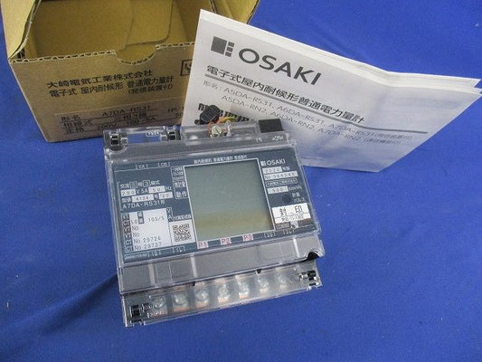 電力量計200V5A50Hz A7DA-RS31