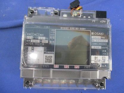 電力量計200V5A50Hz A7DA-RS31