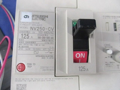 漏電遮断器3P3E125A NV250-CV