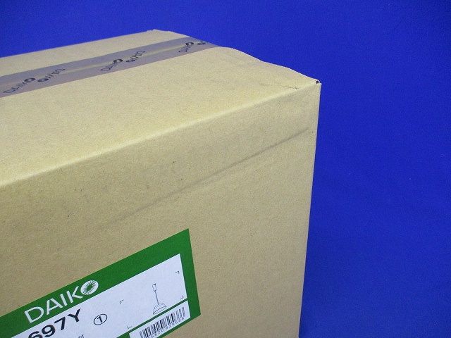 LED小型ペンダントライト 広角形 電球色 調光器不可 ダクト取付専用 ブラック DPN-41697Y