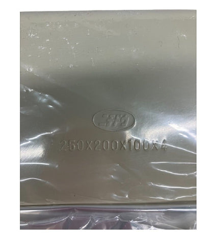 プルボックス平蓋250X200X100 アイボリー PB252010JHW