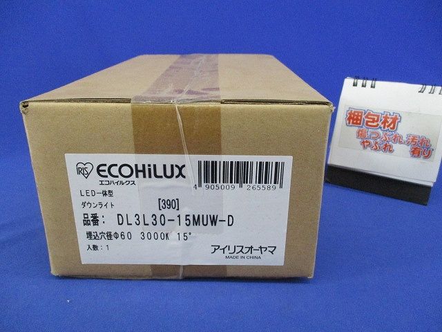LEDダウンライトφ60(電球色) DL3L30-15MUW-D