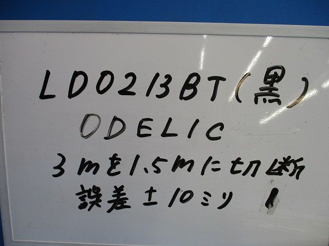 ライティングレール(切断品 約1.5m×2本入)(ブラック)(キズ･汚れ有) LD0213BT