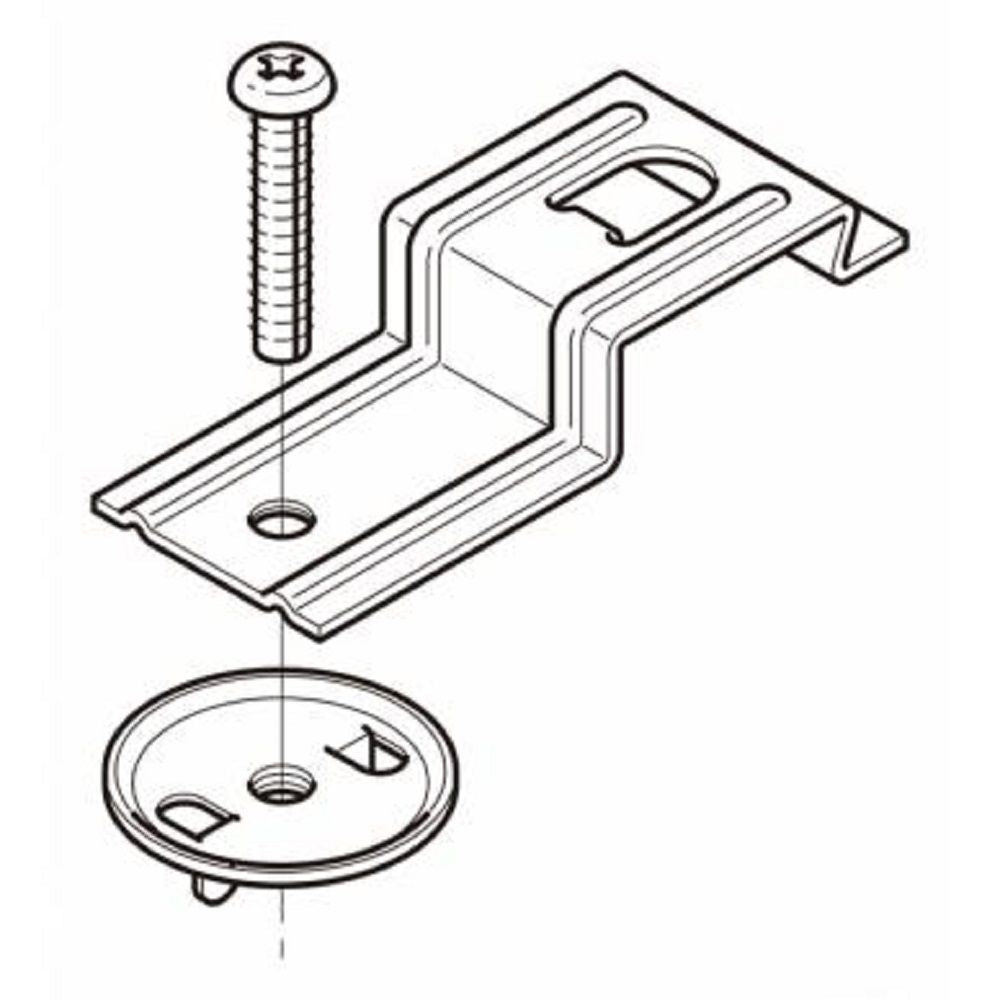 子桁用照明器具取付金具 ケーブルラック 10個入り RFL1-10