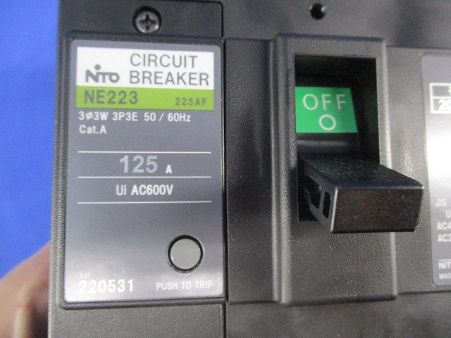 サーキットブレーカ3P3E125A NE223