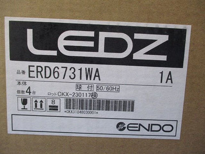 LEDユニバーサルダウンライト 電源ユニット別売(4個入)(温白色) ERD6731WA