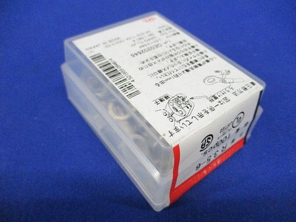 裸圧着端子 R形 シルバー 100個入 R3.5-6-100