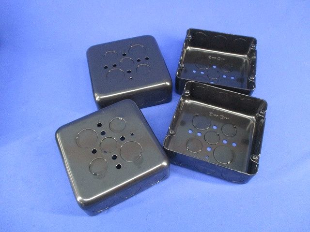 大形四角アウトレットボックス浅形(4個入) OBL44B-L3