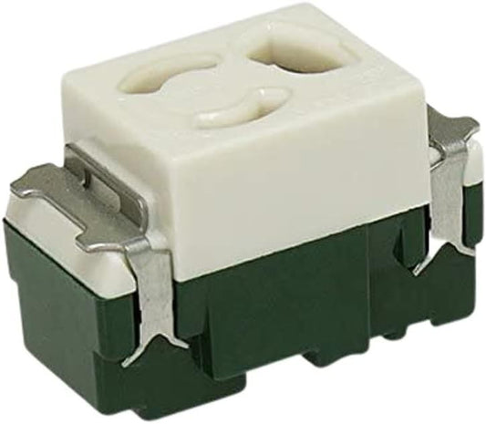 フルカラ-埋込抜け止め接地コンセント WN1161