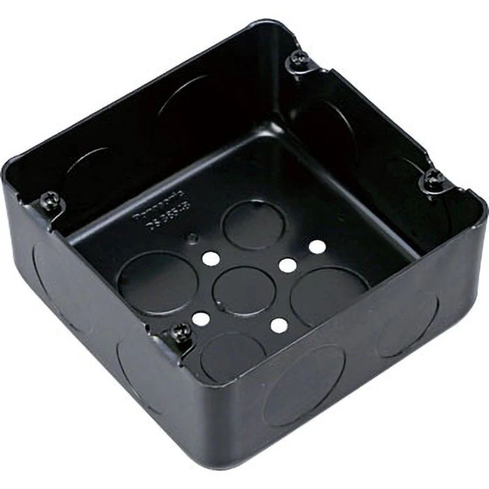 塗装大型四角アウトレットボックス深型 20個入 DS38544B-20