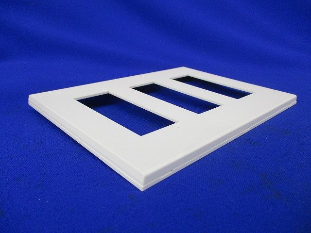 Jワイドスリム コンセントプレート3連用(12枚入)(ピュアホワイト) QWD-333