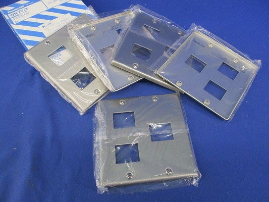 新金属プレート3コ用(5枚入)(シルバー) WN7573