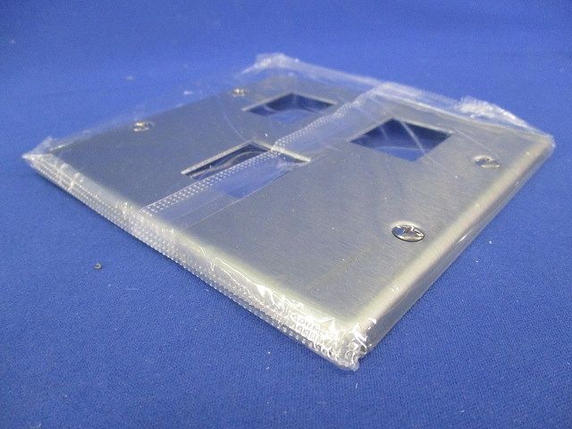 新金属プレート3コ用(5枚入)(シルバー) WN7573