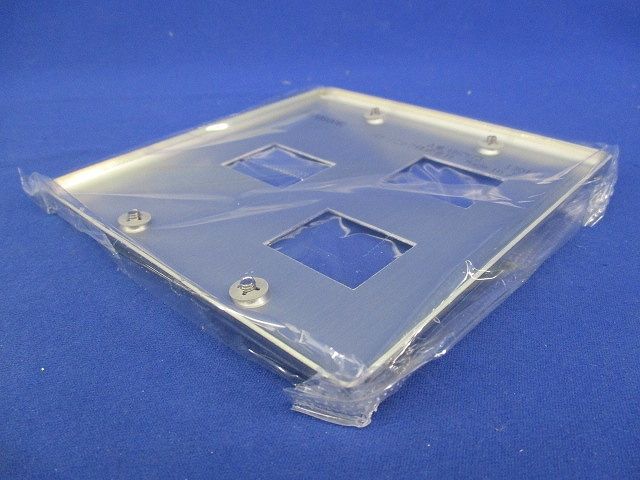 新金属プレート3コ用(5枚入)(シルバー) WN7573