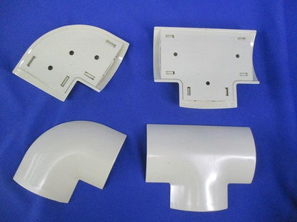 ワゴンモールチーズ･曲がりセット(混在12個入)(ベージュ) OPT-5他