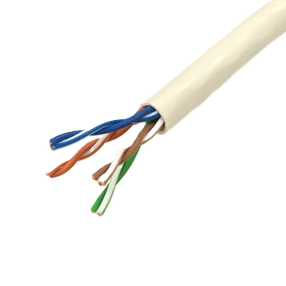 シールド付ツイストペアケーブル エンハンスド Cat5 アイボリー 100ｍ S-AFC5E0508