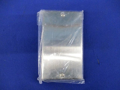 電設資材 工事用配線器具 ステンレスカバープレート 1連 取付枠付 WN7691K